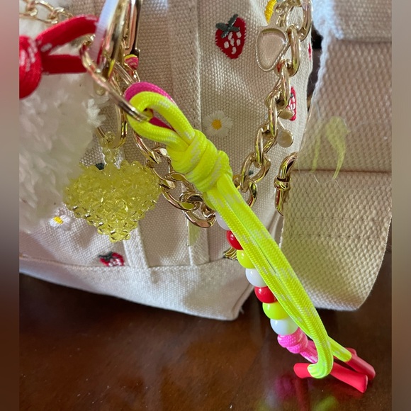 NWT new release viral Madden Girl Mini Tote bag - strawberry & lemon - Picture 3 of 5